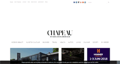 Desktop Screenshot of chapeaumagazine.com